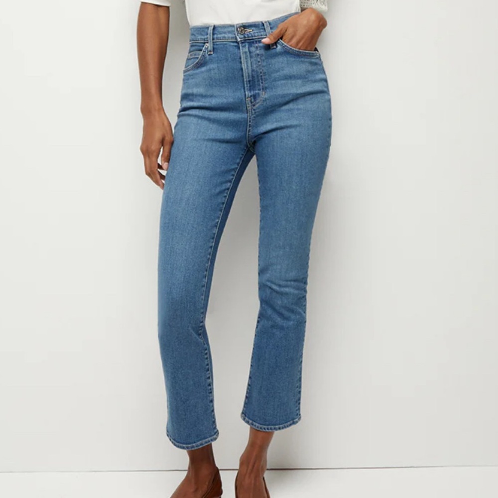 Veronica Beard Carly Kick-Flare Jean